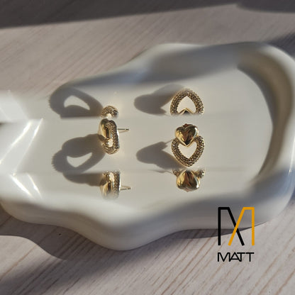 ARETES DE CORAZÓN