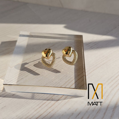 ARETES DE CORAZÓN