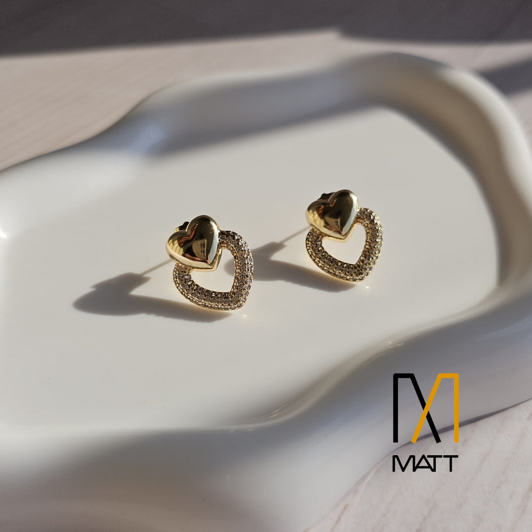 ARETES DE CORAZÓN