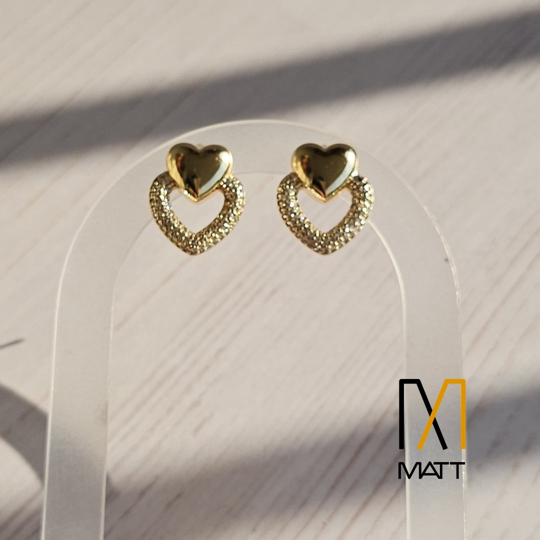 ARETES DE CORAZÓN