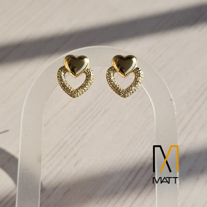 ARETES DE CORAZÓN