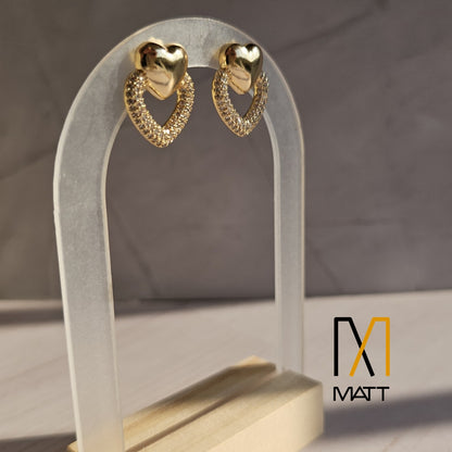 ARETES DE CORAZÓN